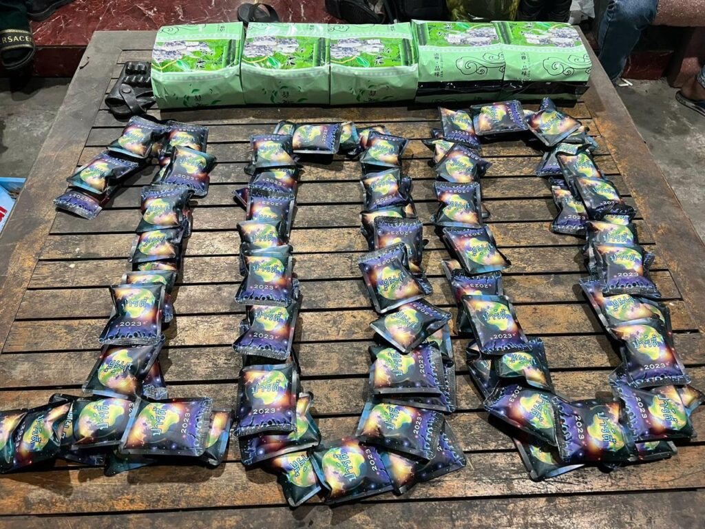 柬埔寨一名交警涉毒被捕
