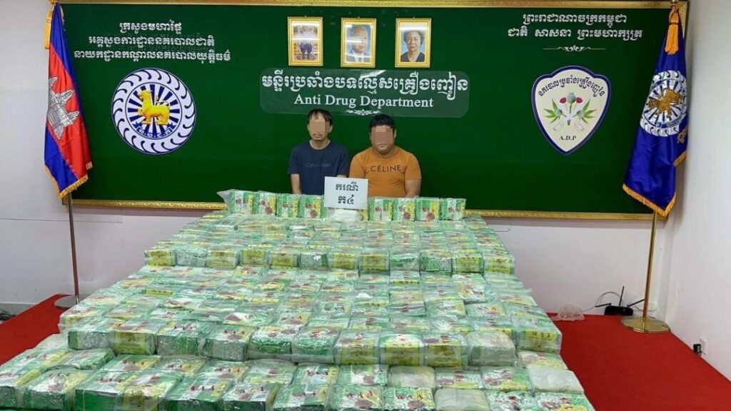 去年柬埔寨警方逮捕441名涉毒外国人