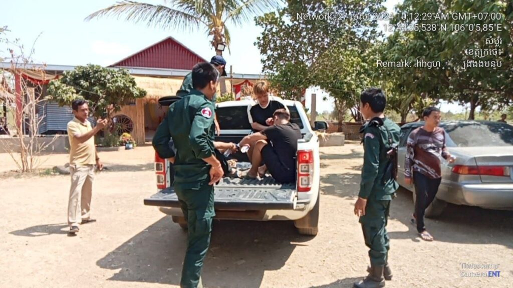 6名中国人偷渡入境柬埔寨被捕