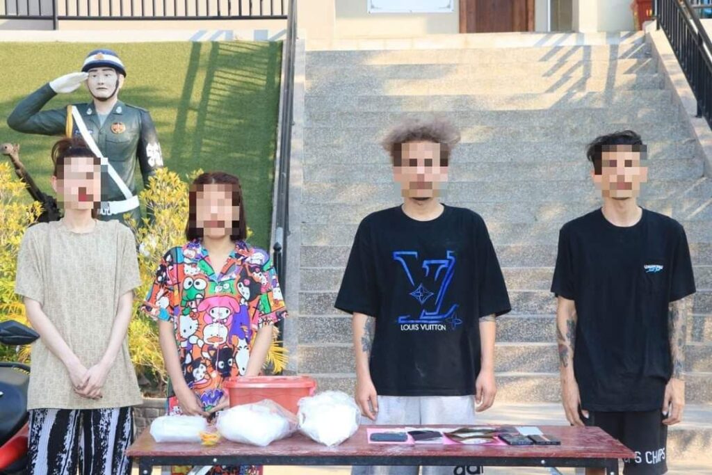 波比4名泰国男女涉毒被移送法办