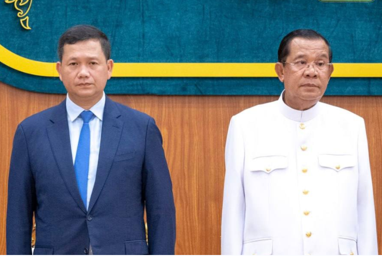 洪玛内总理祝贺洪森亲王当选参议院主席