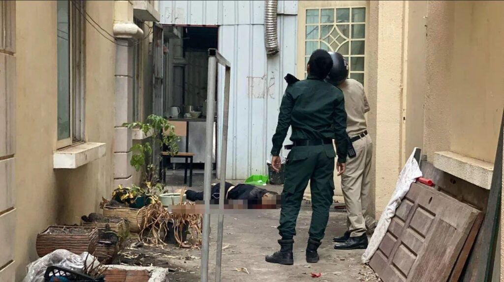 金边一中国男子跳楼身亡   此前曾割喉自杀未遂