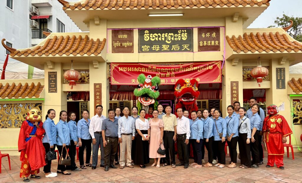 贡不省柬华理事会举办天后圣母（妈祖）华诞庆典