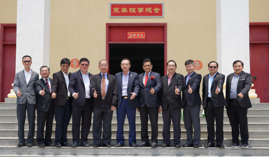 中国东盟商务协会总会代表团拜访柬华理事总会