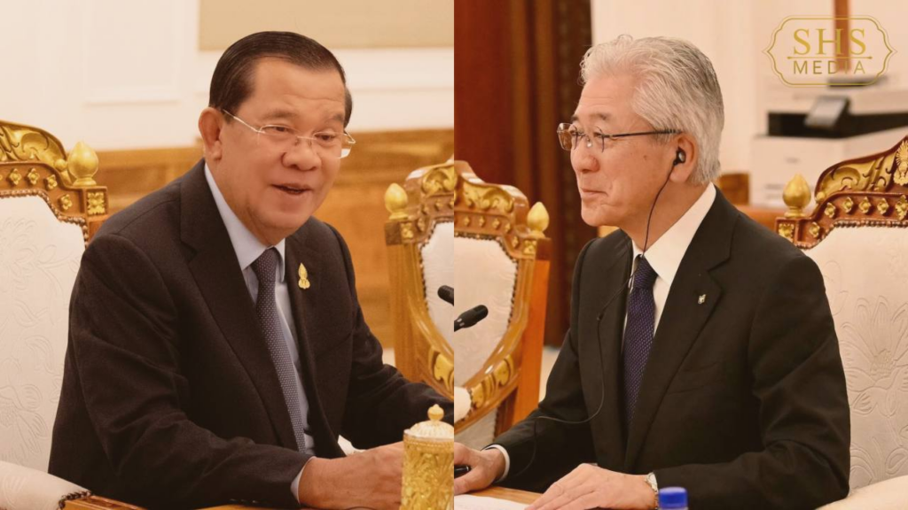 参议院主席洪森会见丰田通商首席执行官