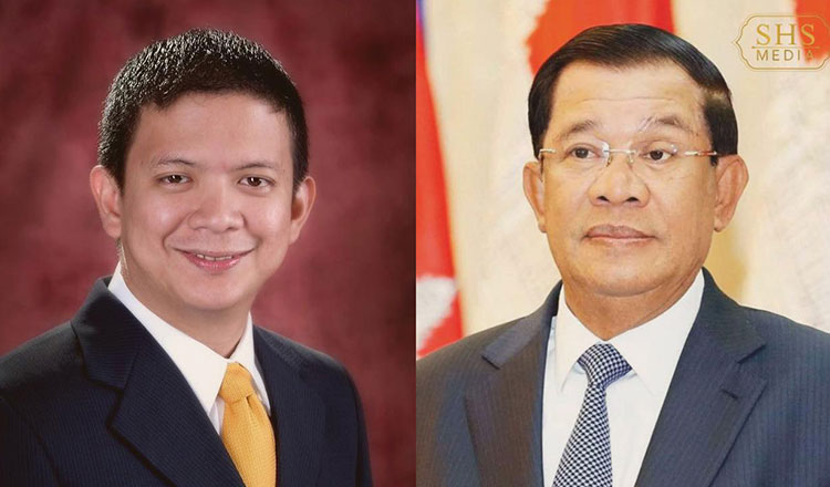 参议院主席洪森致信祝贺菲律宾参议院议长