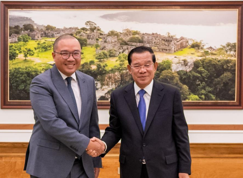 参议院主席洪森亲王会见印尼驻柬大使